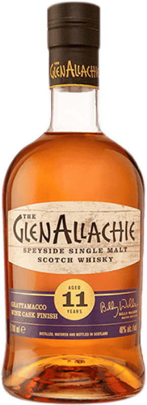 94,95 € Kostenloser Versand | Whiskey Single Malt Glenallachie Grattamacco Wine Cask Finish Schottland Großbritannien 11 Jahre Flasche 70 cl