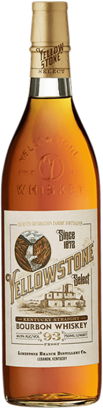 67,95 € Free Shipping | Whisky Bourbon Limestone Branch Yellowstone Select Straight United States Bottle 70 cl