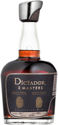 1 403,95 € 免费送货 | 朗姆酒 Dictador 2 Masters 哥伦比亚 瓶子 70 cl