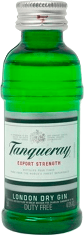 12,95 € 送料無料 | 12個入りボックス ジン Tanqueray Pet イギリス ミニチュアボトル 5 cl