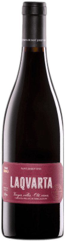 13,95 € Free Shipping | Red Sparkling Wine Sant Josep Laqvarta Aged D.O. Terra Alta Spain Grenache Hairy Bottle 75 cl