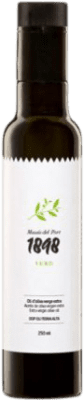 6,95 € Бесплатная доставка | Оливковое масло Sant Josep Massís del Port 1898 Verd — Зелёный, ЭВО Экстра Вирджин D.O. Terra Alta Испания Arbequina — Арбекина Мини-бутылка 25 cl