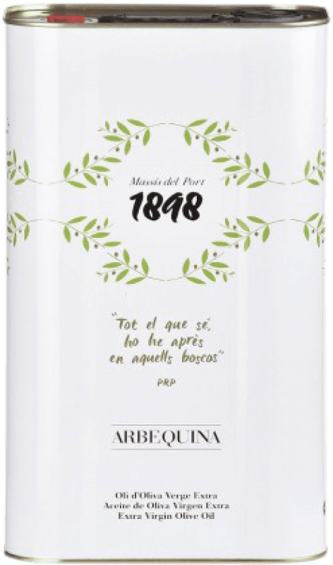 69,95 € Envoi gratuit | Huile d'Olive Sant Josep Massís del Port 1898 HOVE Vierge Extra D.O. Terra Alta Espagne Arbequina Canette Spéciale 5 L