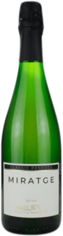 19,95 € Spedizione Gratuita | Spumante bianco La Font de Jui Miratge Brut Nature D.O. Penedès Spagna Pinot Nero, Chardonnay Bottiglia 75 cl