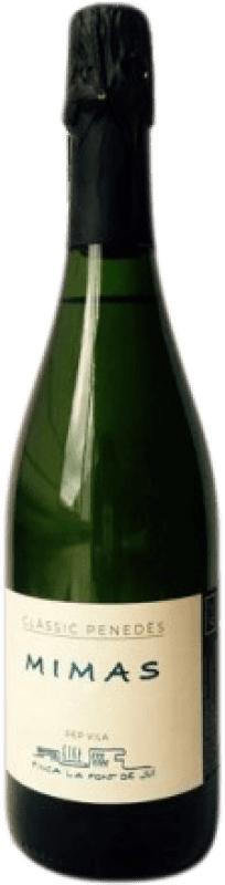 15,95 € Envio grátis | Espumante Branco La Font de Jui Mimas Extra Brut — Extra Bruto D.O. Penedès Catalunha Espanha Chardonnay 75 cl