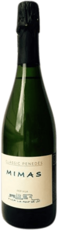 19,95 € Spedizione Gratuita | Spumante bianco La Font de Jui Mimas Brut Extra D.O. Penedès Catalogna Spagna Chardonnay Bottiglia 75 cl