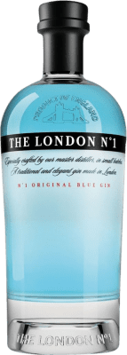 39,95 € Envio grátis | Genever Gin The London Nº 1 Blue — Edição Azul, Original Reino Unido 1 L