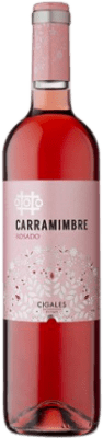 5,95 € Kostenloser Versand | Rosé-Wein Carramimbre Clásico Clarete D.O. Cigales Spanien Tempranillo, Grenache, Albillo, Grenache Grau, Verdejo Flasche 75 cl