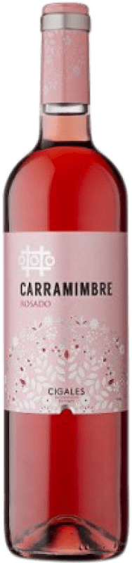 5,95 € Kostenloser Versand | Rosé-Wein Carramimbre Clásico Clarete D.O. Cigales Spanien Tempranillo, Grenache, Albillo, Grenache Grau, Verdejo Flasche 75 cl