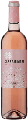 5,95 € Envio grátis | Vinho Rosé Carramimbre Pálido Rosé D.O. Cigales Espanha Tempranillo, Garnacha — Grenache, Albillo, Verdejo Garrafa 75 cl