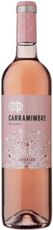 5,95 € Бесплатная доставка | Розовое вино Carramimbre Pálido Rosé — Розе D.O. Cigales Испания Tempranillo — Темпранильо, Garnacha — Гренаш, Albillo — Альбильо, Verdejo — Вердехо 75 cl