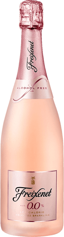 8,95 € Envio grátis | Espumante rosé Freixenet 0,0 Rosé Espanha Garrafa 75 cl Sem Álcool