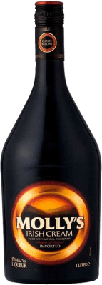 9,95 € Envio grátis | Licor Creme Molly's Irlandesa Irlanda Garrafa 1 L