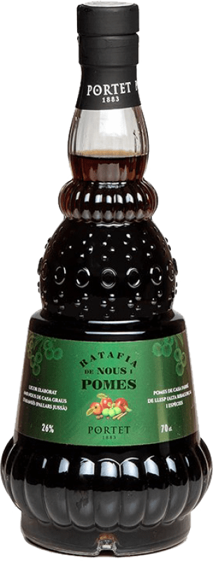 13,95 € 免费送货 | 利口酒 Portet Ratafia de Nueces y Manzanas D.O. Catalunya 西班牙 三分之一升瓶 35 cl