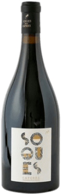 57,95 € Free Shipping | Red sparkling Aspres Soques D.O. Empordà Spain Grenache Tintorera Bottle 75 cl