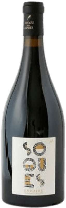 62,95 € Free Shipping | Red sparkling Aspres Soques D.O. Empordà Spain Grenache Tintorera Bottle 75 cl