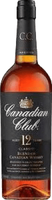 24,95 € Spedizione Gratuita | Whisky Blended Canadian Club Small Batch Classic Canada 12 Anni Bottiglia 70 cl