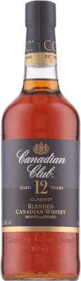 33,95 € Spedizione Gratuita | Whisky Blended Canadian Club Small Batch Classic Canada 12 Anni Bottiglia 70 cl