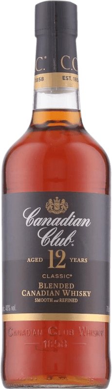 34,95 € Kostenloser Versand | Whiskey Blended Canadian Club Small Batch Classic Kanada 12 Jahre Flasche 70 cl