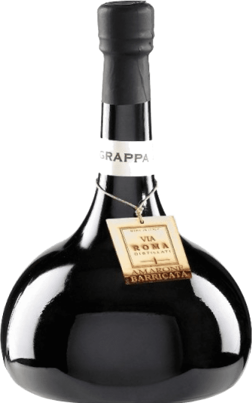 26,95 € Spedizione Gratuita | Grappa Zanin 1895 Via Roma D.O.C.G. Amarone della Valpolicella Italia Bottiglia Medium 50 cl