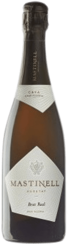 19,95 € Бесплатная доставка | Белое игристое MasTinell Real брют Гранд Резерв D.O. Cava Испания Macabeo, Xarel·lo, Parellada бутылка Магнум 1,5 L