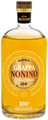 44,95 € Kostenloser Versand | Grappa Nonino Monovitigno Vendemmia Reserve Italien Flasche 70 cl