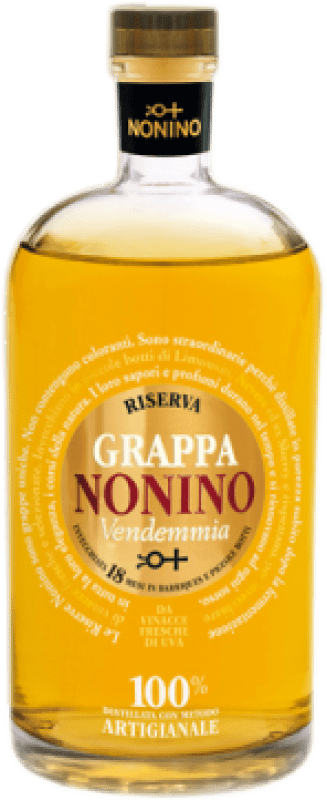 44,95 € Kostenloser Versand | Grappa Nonino Monovitigno Vendemmia Reserve Italien Flasche 70 cl
