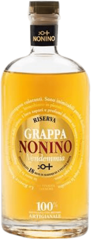42,95 € Envío gratis | Grappa Nonino Monovitigno Vendemmia Reserva Italia Botella 70 cl