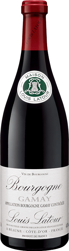 21,95 € 免费送货 | 红汽酒 Louis Latour A.O.C. Bourgogne 法国 Gamay 瓶子 75 cl