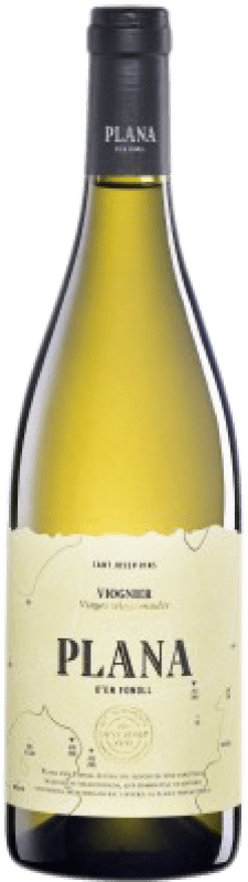 10,95 € Бесплатная доставка | Белое вино Sant Josep Plana d'en Fonoll D.O. Catalunya Испания Viognier — Вионье Бутылка 75 cl