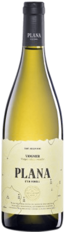 10,95 € Envio grátis | Vinho branco Sant Josep Plana d'en Fonoll D.O. Catalunya Espanha Viognier Garrafa 75 cl