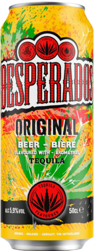 12,95 € Envoi gratuit | Boîte de 6 unités Bière Desperados France Canette Medium 50 cl Tequila