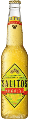 8,95 € Spedizione Gratuita | Scatola da 6 unità Birra Salitos Francia Bottiglietta Terzo 33 cl Tequila