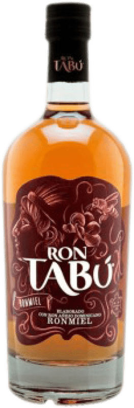 10,95 € Envío gratis | Ron Teichenné Miel Tabú República Dominicana Botella 70 cl