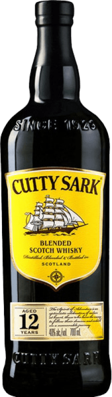 29,95 € Spedizione Gratuita | Whisky Blended Cutty Sark Regno Unito 12 Anni Bottiglia 70 cl