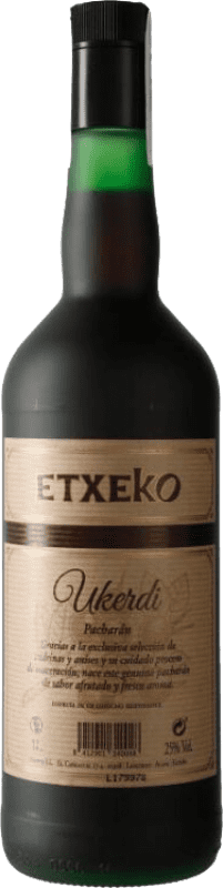 10,95 € Envío gratis | Pacharán Patxarana Etxeko Ukerdi D.O. Navarra Navarra España Botella 1 L