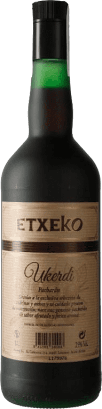 10,95 € Envio grátis | Pacharán Patxarana Etxeko Ukerdi D.O. Navarra Navarra Espanha 1 L