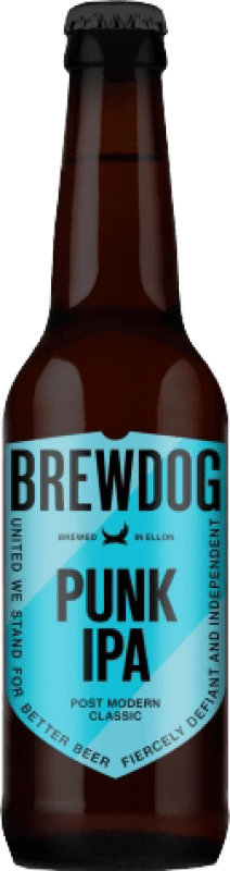 10,95 € 送料無料 | 6個入りボックス ビール BrewDog Ipa イギリス 3分の1リットルのボトル 33 cl