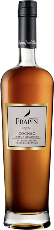 59,95 € Envio grátis | Conhaque Cognac Frapin 1270 1er Premier Cru França Garrafa 70 cl