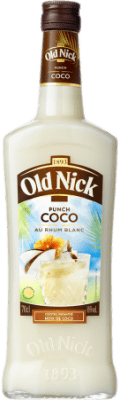 7,95 € Spedizione Gratuita | Schnapp Bardinet Coco Punch Old Nick Francia Bottiglia 70 cl