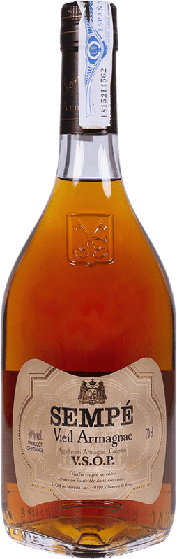 45,95 € Kostenloser Versand | Armagnac Henry A. Sempé V.S.O.P. Frankreich Flasche 70 cl