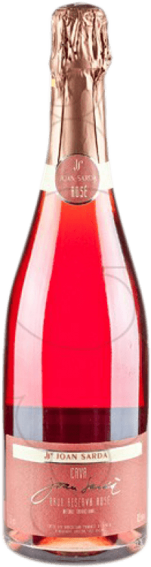 14,95 € Free Shipping | Rosé sparkling Joan Sarda Rosado Brut Reserve D.O. Cava Catalonia Spain Monastrell, Grenache Tintorera Bottle 75 cl