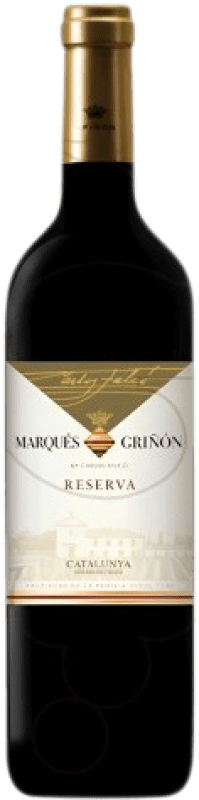 5,95 € Envío gratis | Vino tinto Marqués de Griñón Reserva D.O. Catalunya Cataluña España Botella 75 cl