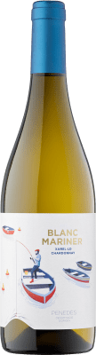 8,95 € Envío gratis | Vino Blanco Joan Sarda Mariner Joven D.O. Penedès Cataluña España Xarel·lo, Chardonnay Botella 75 cl