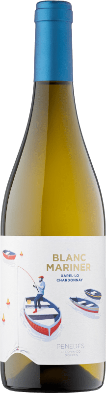 7,95 € Бесплатная доставка | Белое вино Joan Sarda Blanc Mariner Молодой D.O. Penedès Каталония Испания Xarel·lo, Chardonnay бутылка 75 cl