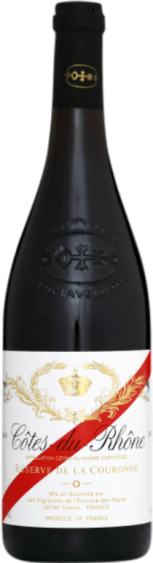 10,95 € 免费送货 | 红酒 Calvet 预订 A.O.C. Côtes du Rhône 罗纳 法国 Syrah, Grenache Tintorera 瓶子 75 cl