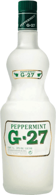 19,95 € Envío gratis | Licores Salas G-27 Peppermint Blanco España Botella Especial 1,5 L
