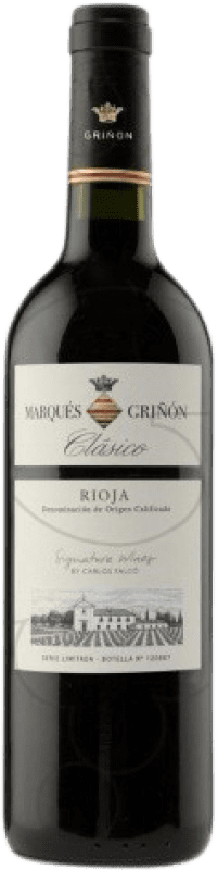 7,95 € Free Shipping | Red wine Marqués de Griñón Clásico Aged D.O.Ca. Rioja The Rioja Spain Bottle 75 cl