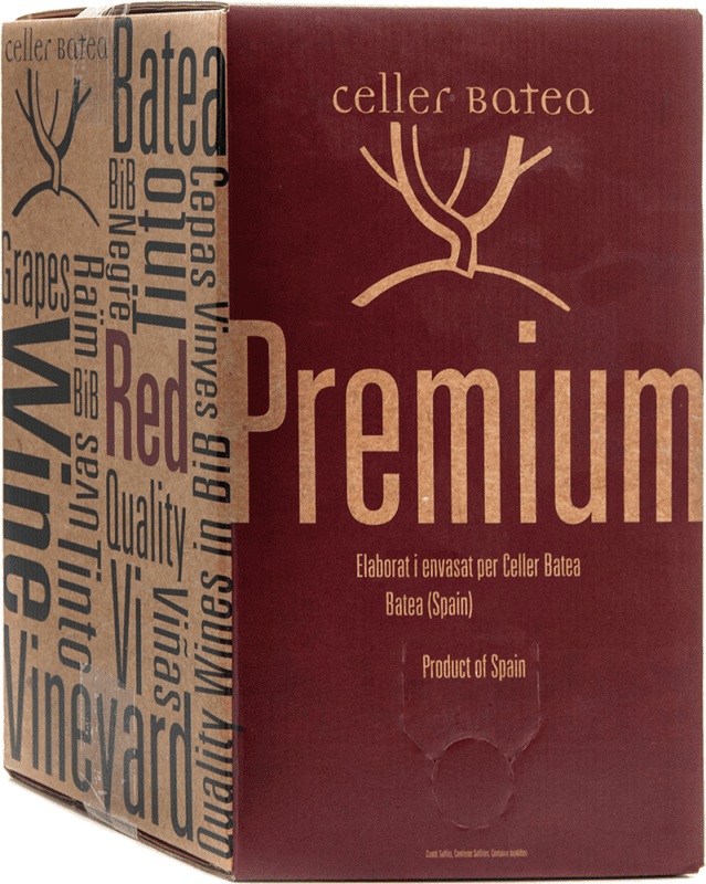 11,95 € 免费送货 | 红酒 Celler de Batea 年轻的 加泰罗尼亚 西班牙 Grenache Tintorera, Altesse Bag in Box 3 L