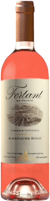 6,95 € Free Shipping | Rosé wine Les Vins Skalli Terroir Littoral Rosé Young I.G.P. Vin de Pays d'Oc Languedoc-Roussillon France Grenache Tintorera Bottle 75 cl